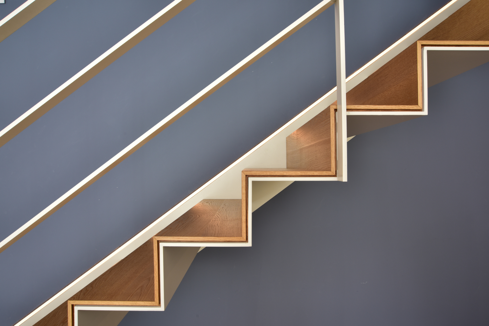 Treppendetail Innenarchitektur minimalistisch
